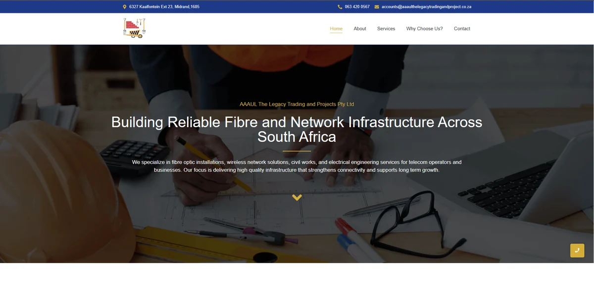 A website designed and built by Hostking