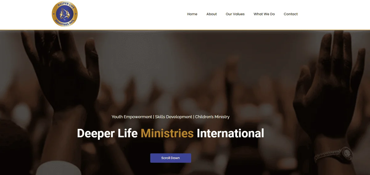 A website designed and built by Hostking