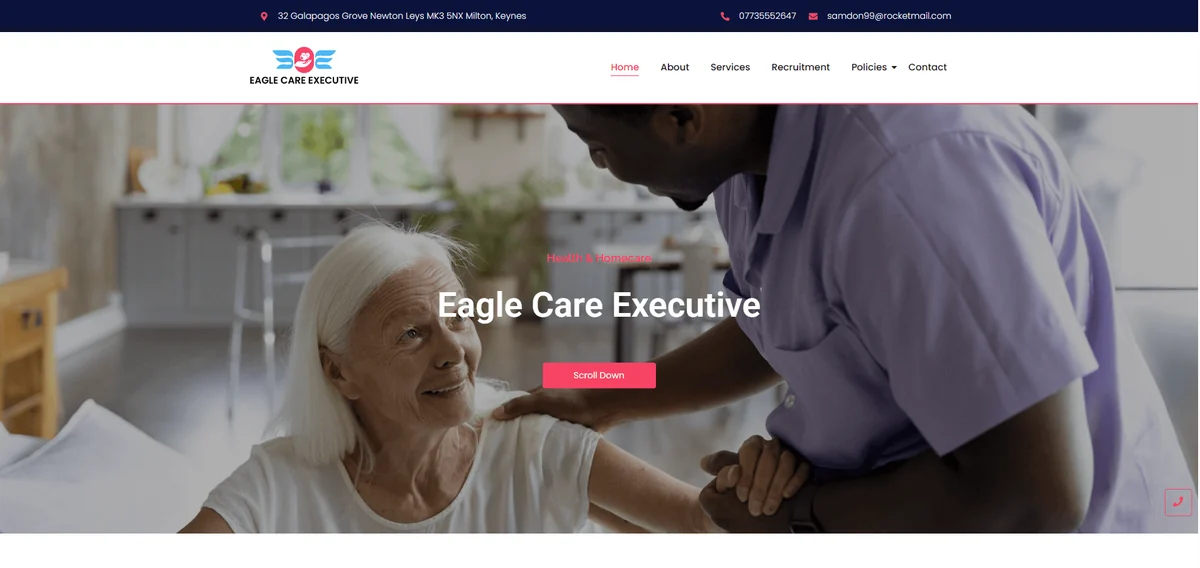 A website designed and built by Hostking